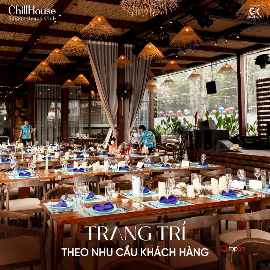 Địa điểm tổ chức tiệc lý tưởng - ChillHouse Hai Bà Trưng