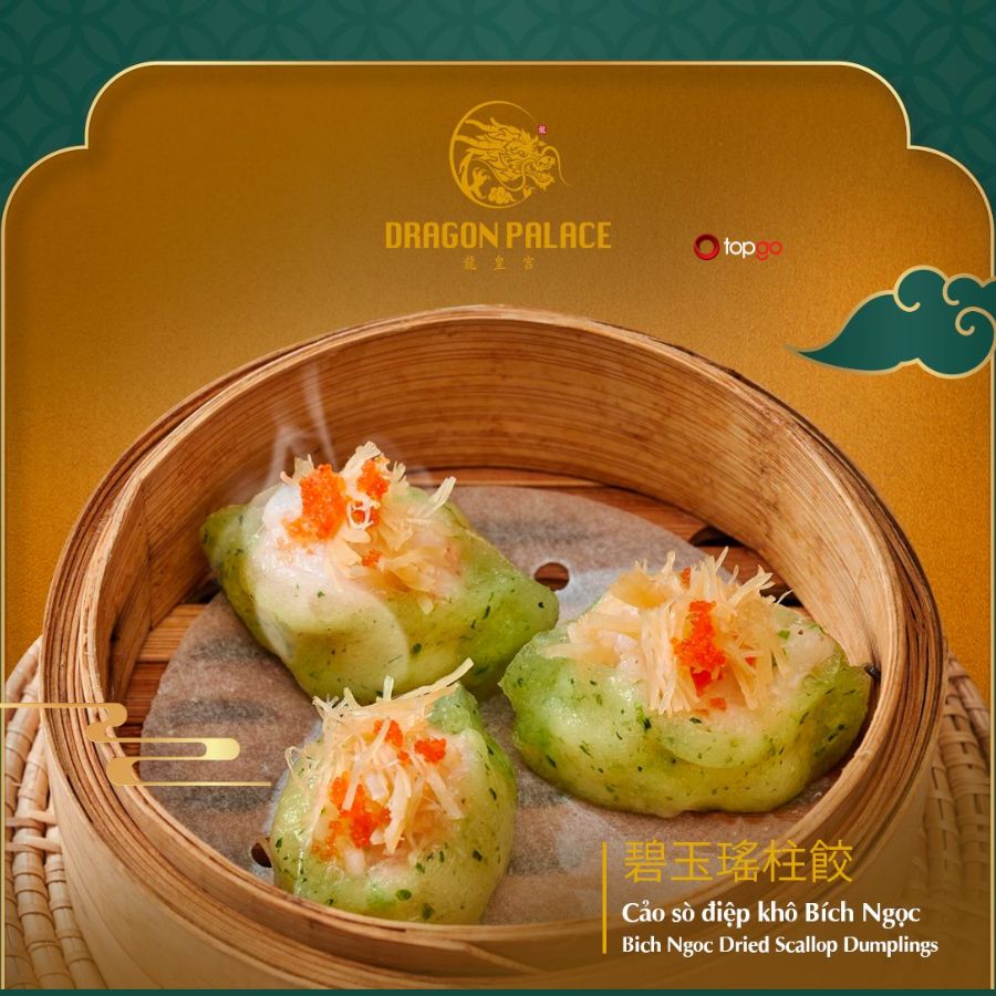 Dimsum: Há cảo sò điệp Bích Ngọc