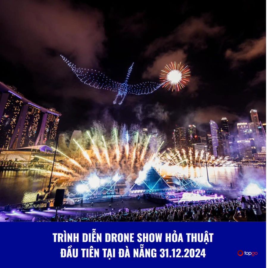 Đại nhạc hội ánh sáng Larue Lumifest với Drone Show Hỏa Thuật đầu tiên tại Đà Nẵng vào đêm 31/12/2024