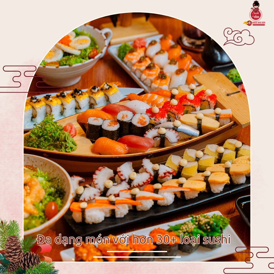 “Bộ sưu tập” Sushi chất lượng đỉnh cao