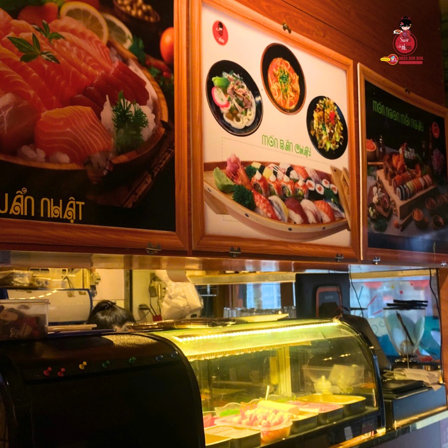 Không Gian Chuẩn Nhật Tại Nhà Hàng Sushi Ah Nhọn