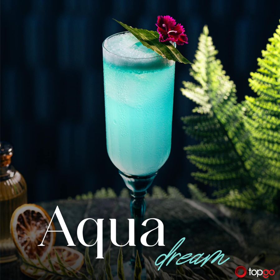 Aqua Dream - Ly cocktail signature nhất định nên thủ khi đến với Aqua Sky Bar quận 1