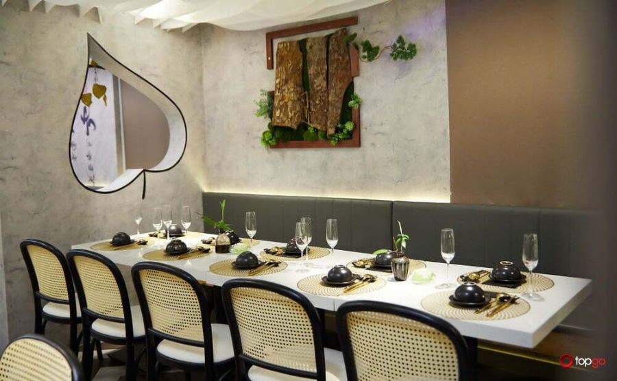 Phòng VIP sang trọng của Nhà hàng Chay Tuệ Mai Thị Lựu