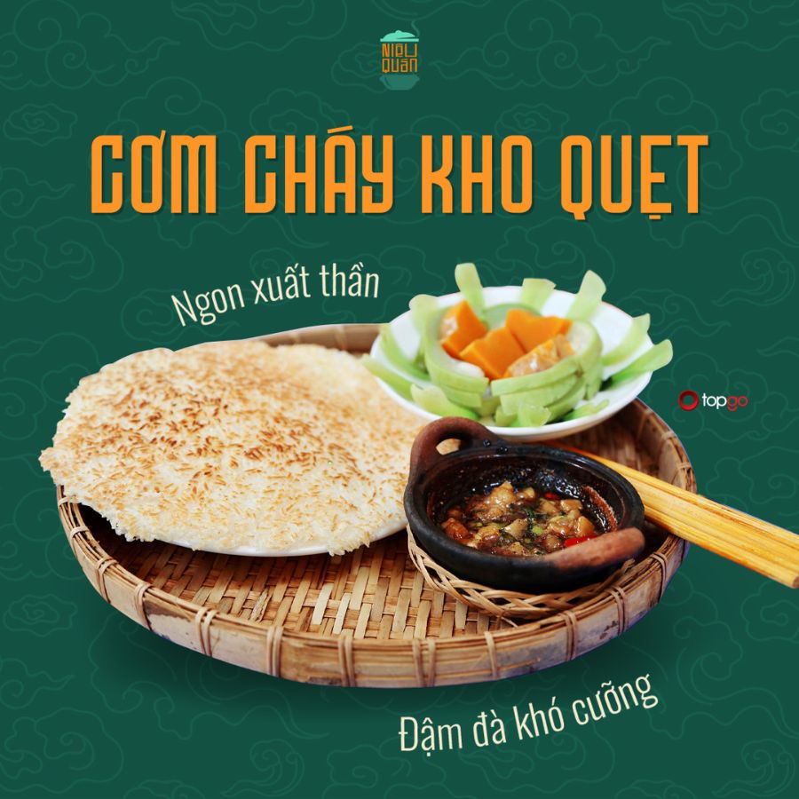 Cơm cháy kho quẹt ngon khó cưỡng