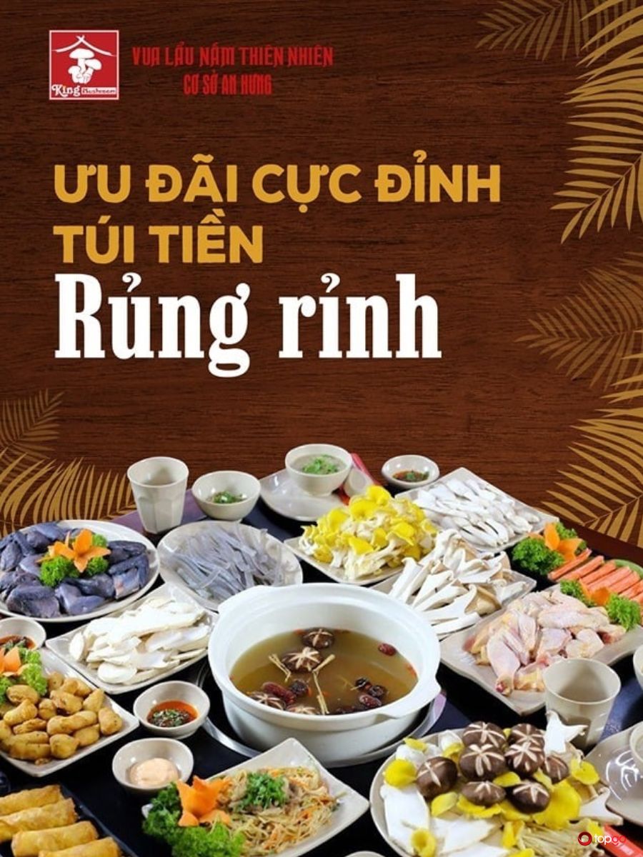 Ưu đãi mới tại King Mushroom