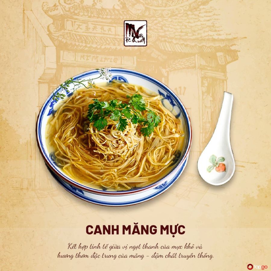 Canh măng mực