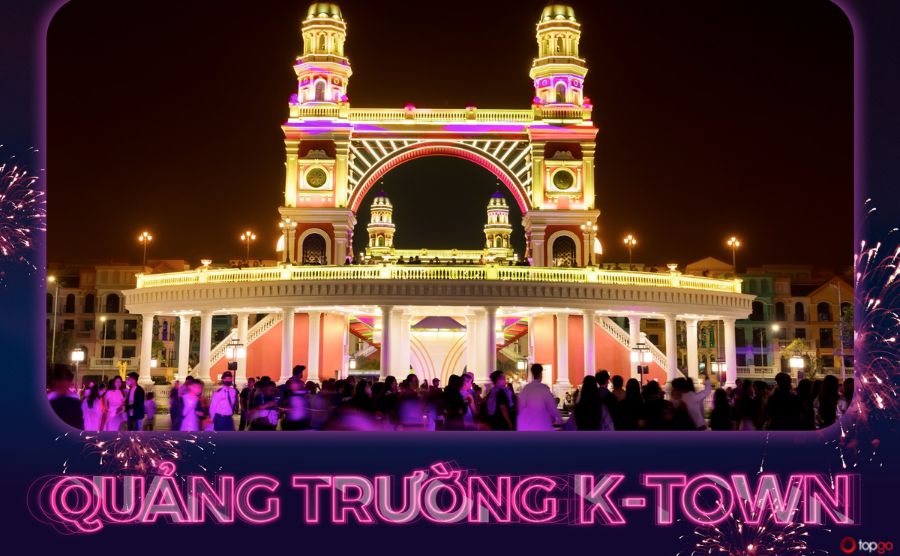 Quảng trường K-Town, Vinhomes Ocean Park 2 nơi diễn ra The Glamorous Countdown 2025