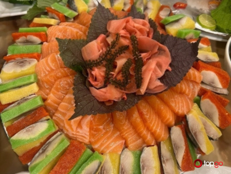 sashimi tươi ngon