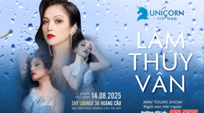 Mini tour show hải ngoại Lâm Thúy Vân “Cơn mưa hạ”